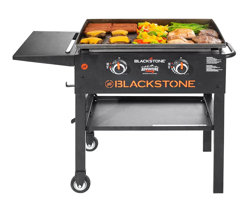 Blackstone 28 Inch Outdoor Flat Top Gas Grill Griddle Station Propane 2-Burner